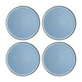 Bonna China Sky dia.6.25"  Round Blue Porcelain Plate (Set of 4)